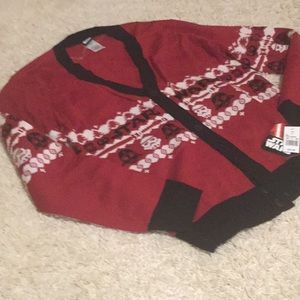 Star Wars sweater, button cardigan size large NWT